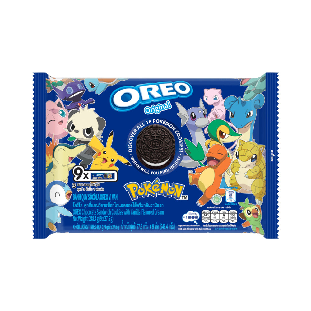 Oreo Pokemon Chocolate  With Limited Edition Card 248.4g