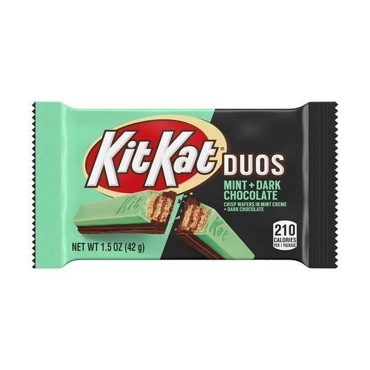 Kit Kat Duos Mint + Dark Chocolate (42g) Chocolate Kit Kat, Trending, trending products