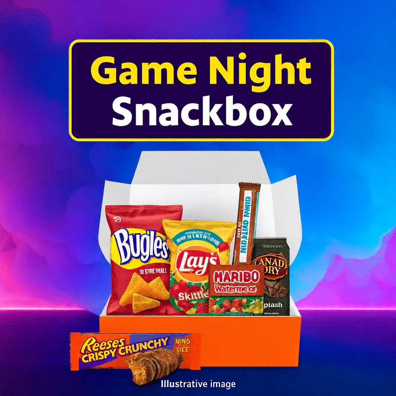 Game Night Snackbox (9+ Snacks Inside) Snackbox Snack Attack