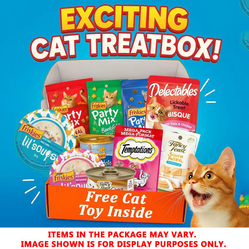 Exciting Cat Treat Box (15+ Snacks Inside) Snackbox Snack Attack