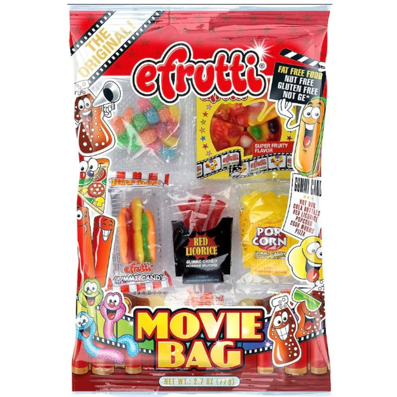 efrutti Gummi Candy Movie Bag