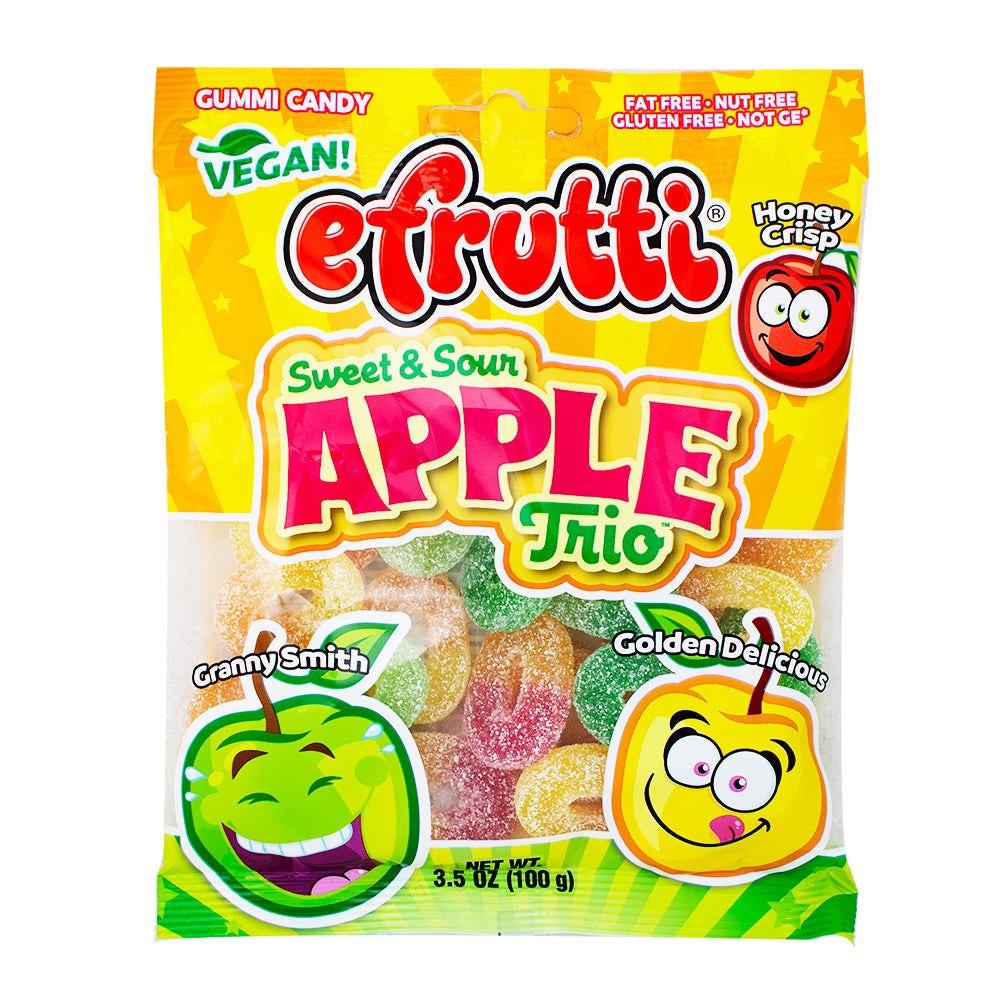 E Frutti Gummy - Apple Trio (99g)