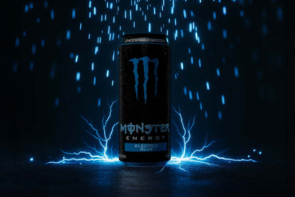 12 Pack Monster Energy Electric Blue Soda Pop Monster, trending products, Bestseller, USA