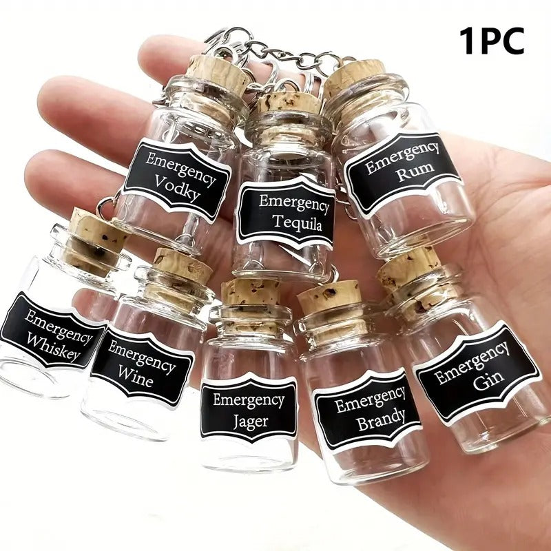 Emergency Alcohol Keyring