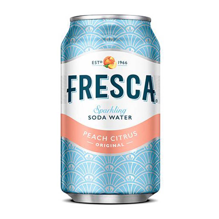 6 Pack Fresca Peach Citrus Sparkling Soda Water