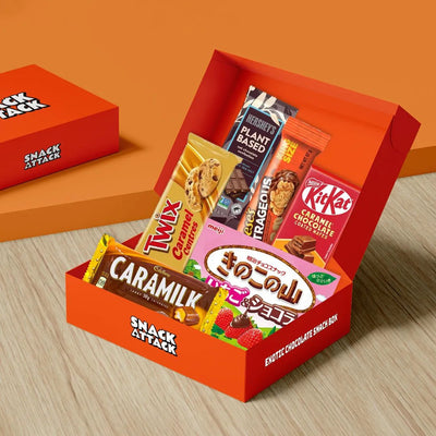 Exotic Chocolate Snack Box 15+ Snacks Inside Snackbox Exotic Chocolate Snack Box, TSARC, SASN&CH, trending products, usabestseller, cabestseller