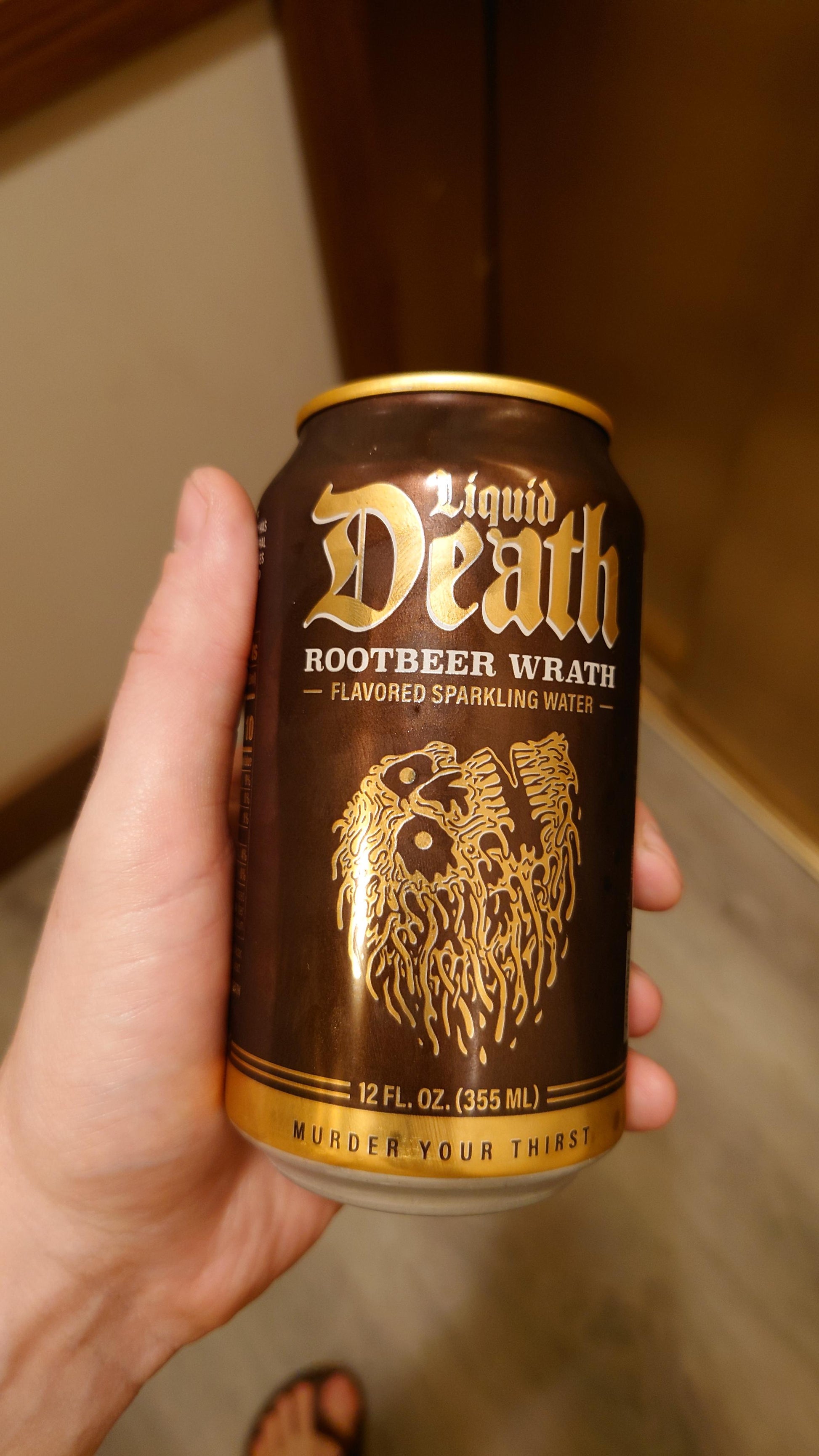 24 Pack Liquid Death Rootbeer Wrath Flavor Cans (12 Oz) Soda Pop (not for Sale) Mundet, latest