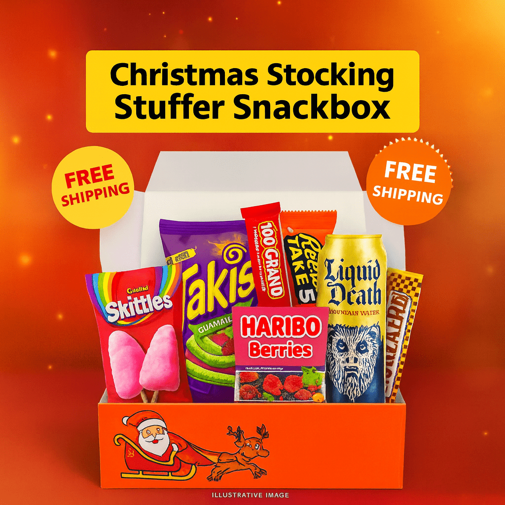 Christmas Stocking Stuffer Snackbox (15+ Snacks Inside) Snackbox Snack Attack