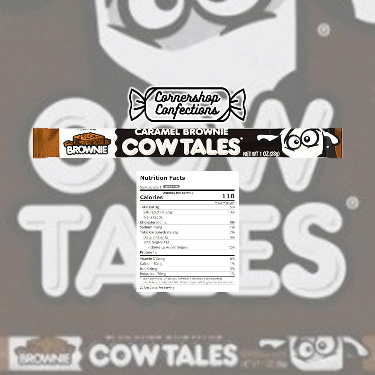 Cow Tale Sticks Brownie (28g)