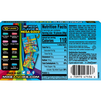Mike & Ike Mega Mix Candy - (5Oz) Candy Mike & Ike , Latest Products, Trending