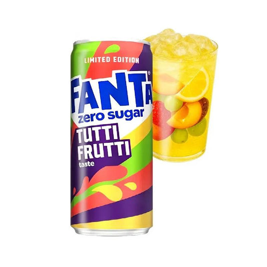 Fanta Tutti Frutti Flavor 330 mL Soda Pop Fanta , trending products