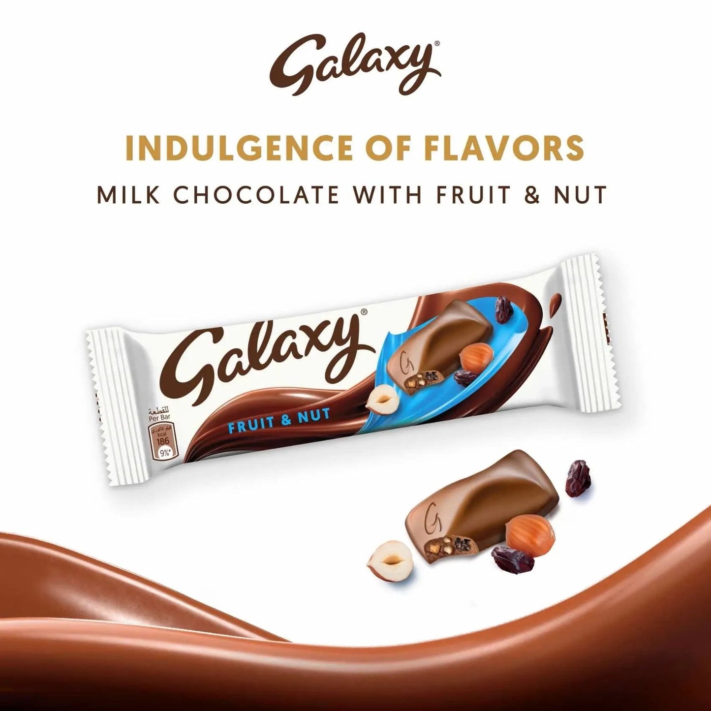 Galaxy Milk Chocolate with Fruit & Nut Bars 20g Chocolate Galaxy, Trending, trending products