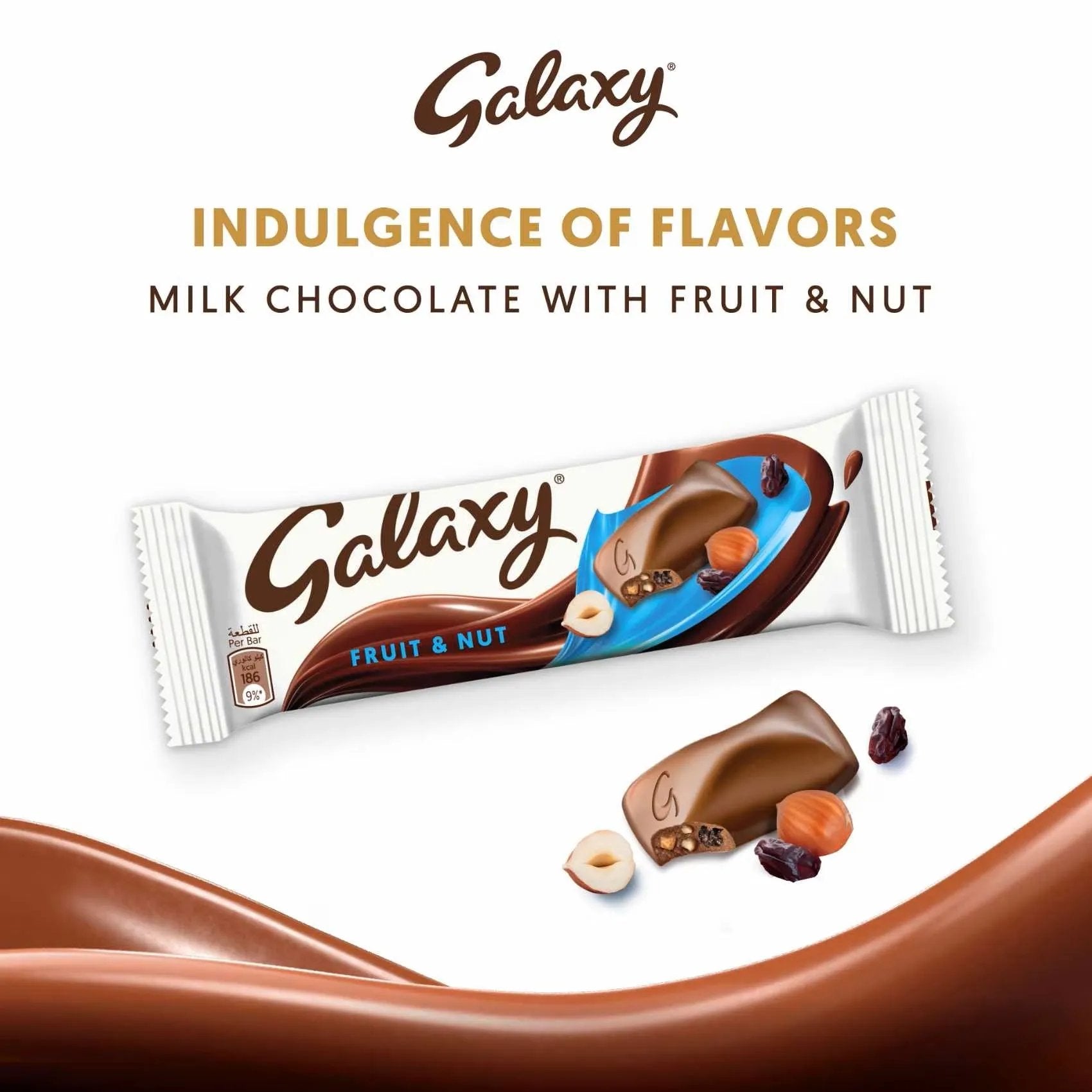 Galaxy Milk Chocolate with Fruit & Nut Bars 20g Chocolate Galaxy, Trending, trending products