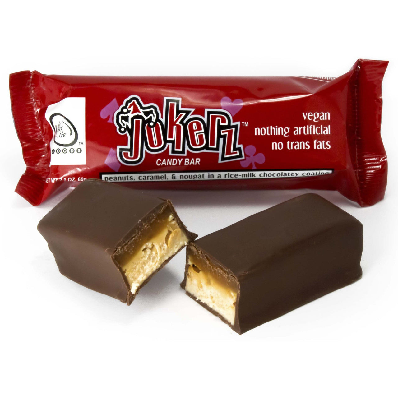 Jokerz Vegan Candy Chocolate Bar (Snickers)