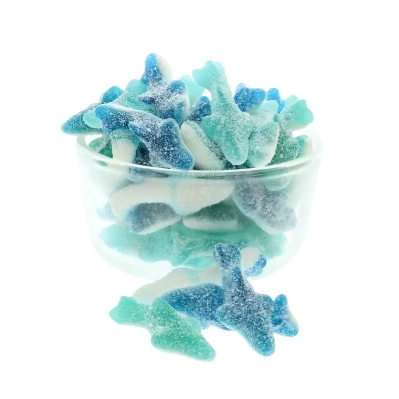 Gummy Candy Sour-Sharks 1kg Bulk Bag Candy Gummy Zone, TSGZC, Bulk Candies, Bulk