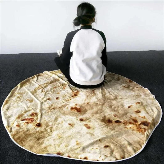 Comfy Burrito Blanket 3D Gifts (not for sale) Mexican Burrito Blanket 3D