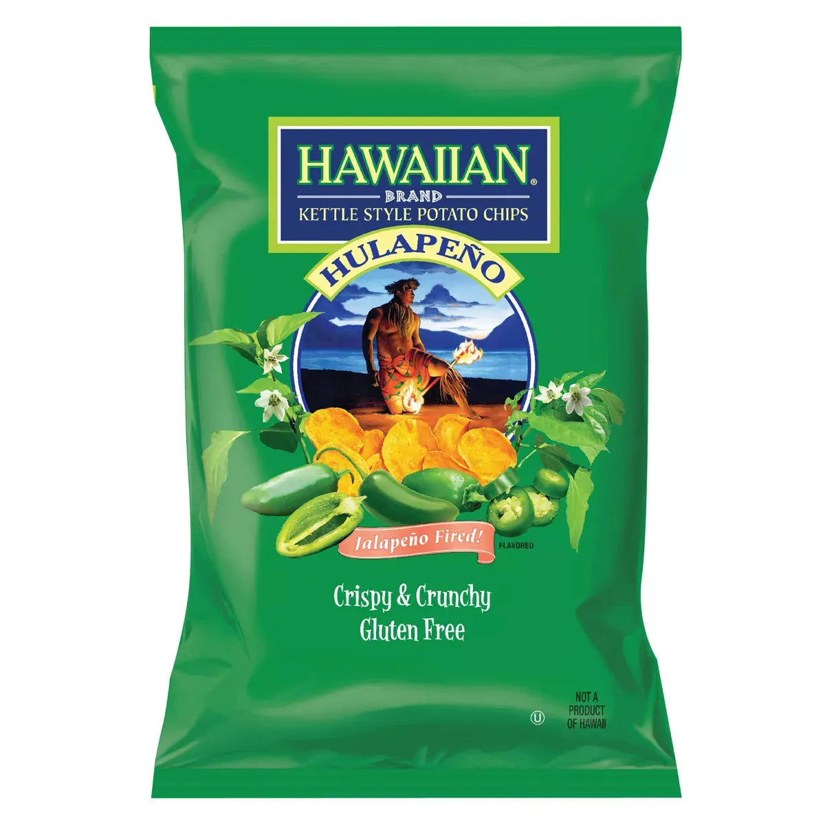 Hawaiian Brand - Kettle Style Hulapeno (212.6g) Snacks/chips (not for sale) Hawaiian chips, trending products, bestseller, cabestseller
