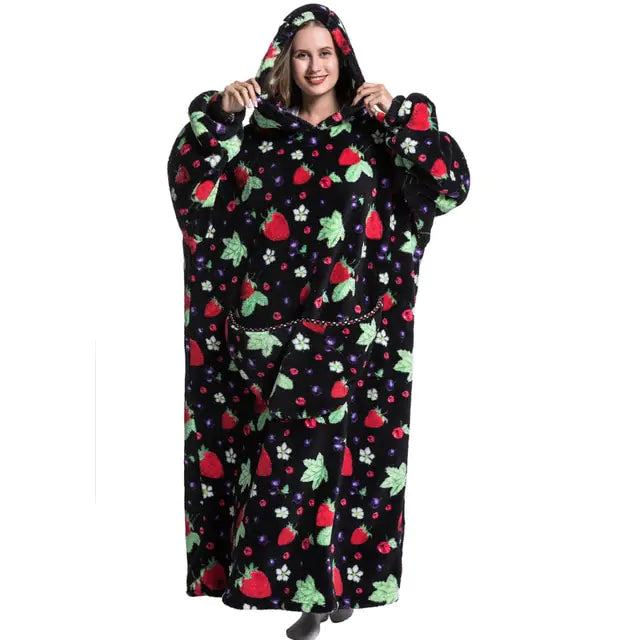 Oversized Wearable Blanket Hoodie