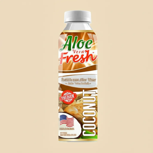 Aloe Vera Fresh Pet Coconut (20 Pack X 16.9Oz) Soda Pop Aloe Vera, 20 Pack, Cases