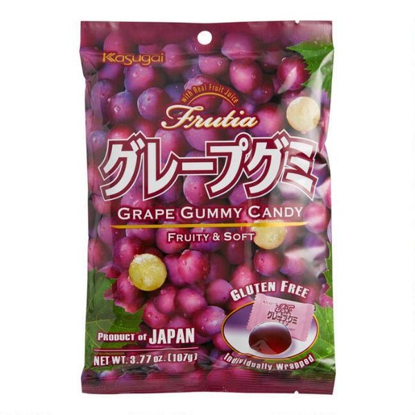 Kasugai Jellys Gummy Candy Grape 80g