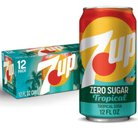 Thumbnail for 12 pack 7UP Zero Sugar Tropical