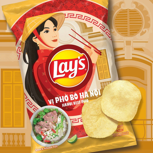 Lay's Hanoi Beef Pho Flavor Party Pack Snacks/Chips Lays, TSAAS, TSASN&CH, TSAISC, TSAIS, trending products