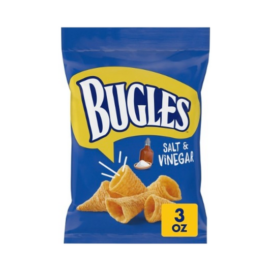 6 Pack Bugles Salt & Vinegar Snacks 3 Oz Snacks/Chips Bugles, bulk, cabestseller