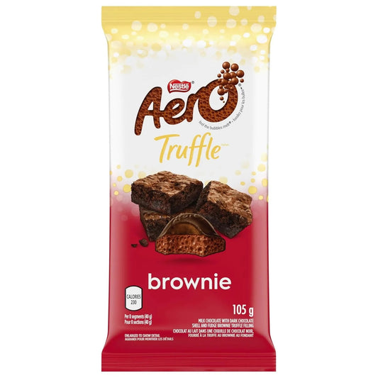 Nestle Aero Truffle Brownie Chocolate Bar 105g Chocolate Aero, trending, Trending Products, Latest Products