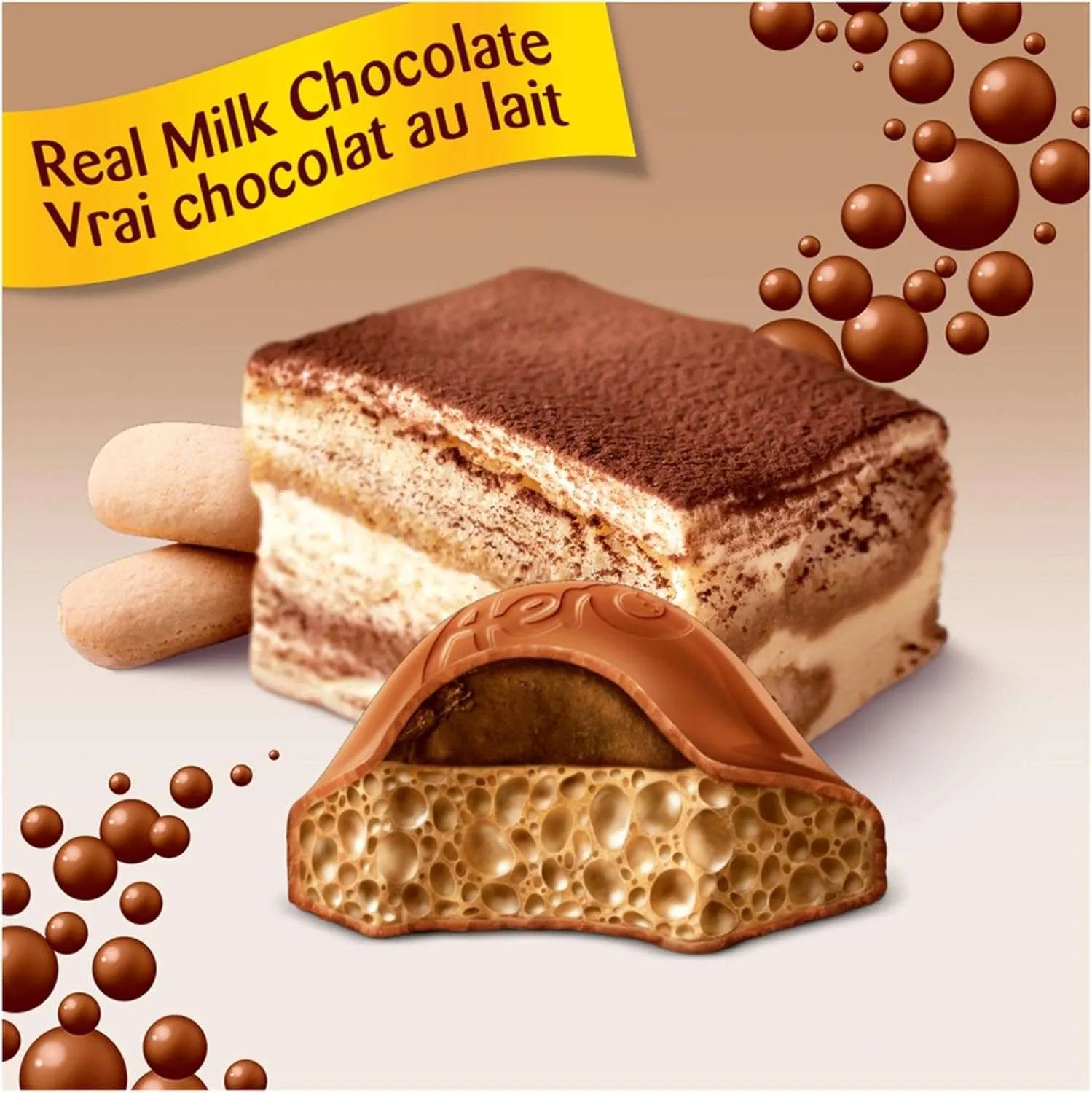 Nestle Aero Truffle Tiramisu Milk Chocolate Bars 105g Chocolate Aero, trending, Trending Products, Latest Products