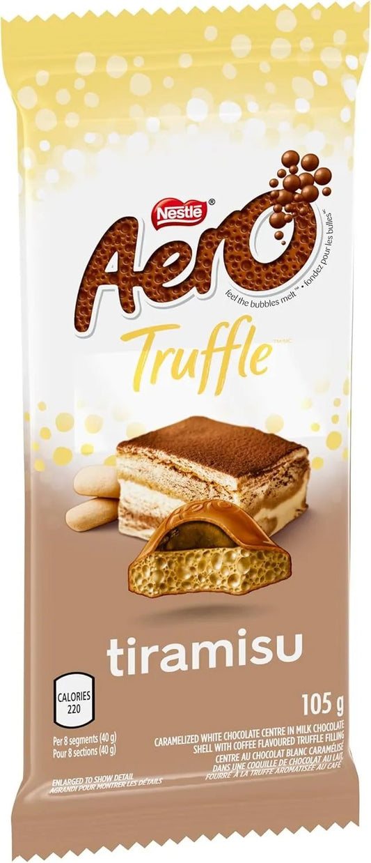 Nestle Aero Truffle Tiramisu Milk Chocolate Bars 105g Chocolate Aero, trending, Trending Products, Latest Products