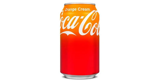 6 Pack Coca Cola Orange Cream - Soda Pop (not for sale) from Coca Cola, Cases, 6 Pack