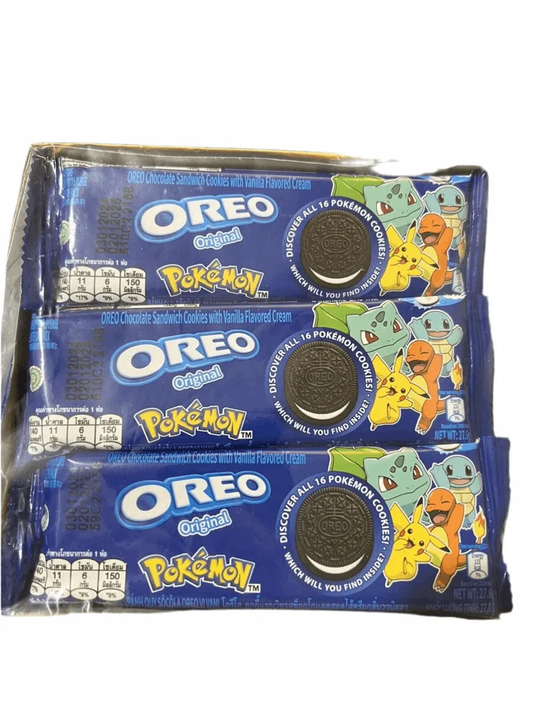 Oreo Pokémon original full box 27g X 12 (Best Before Past) Oreo, trending