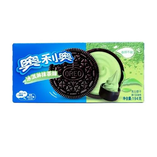 Oreo Sandwich Matcha Flavor Cookies China 194g Asian Snacks Oreo, TSASN&CH, TSARC, Trending, trending products, usaBestseller, cabestseller, asian