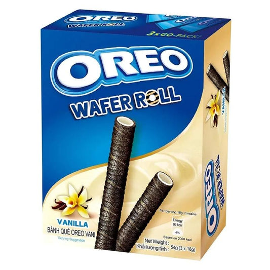 Oreo Wafer Roll Vanilla Thailand Asian Snacks (not for sale) Oreo, trending, cabestseller, usabestseller
