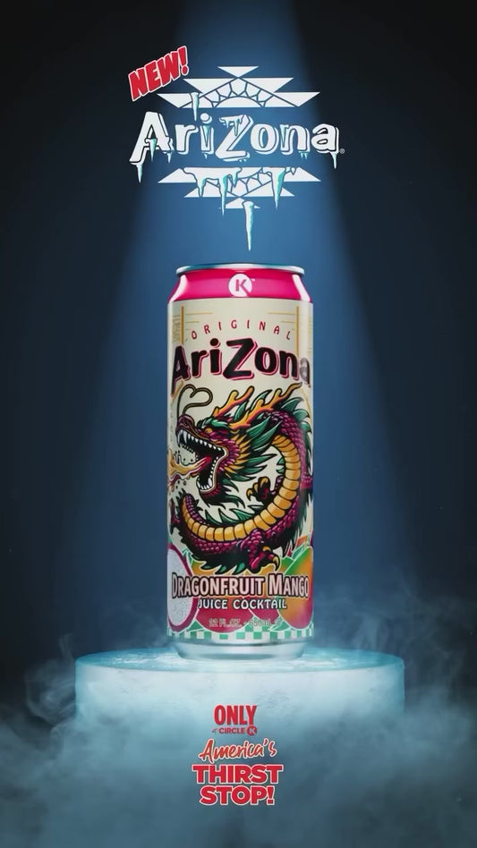 24 Pack Arizona Dragonfruit Mango Cans