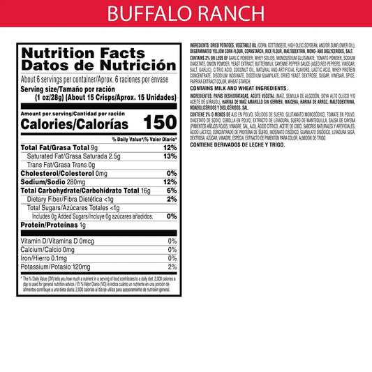 Pringles Buffalo Ranch Flavour Potato Chips 156 G Asian Snacks Pringles, TSAAS, TSASN&CH, TSAISC, TSAIS, Trending Products, Latest Products