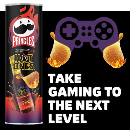Pringles Hot Ones Los Calientes Barbacoa Snacks/Chips Pringles, TSAAS, TSASN&CH, TSAISC, TSAIS, trending products, cabestseller