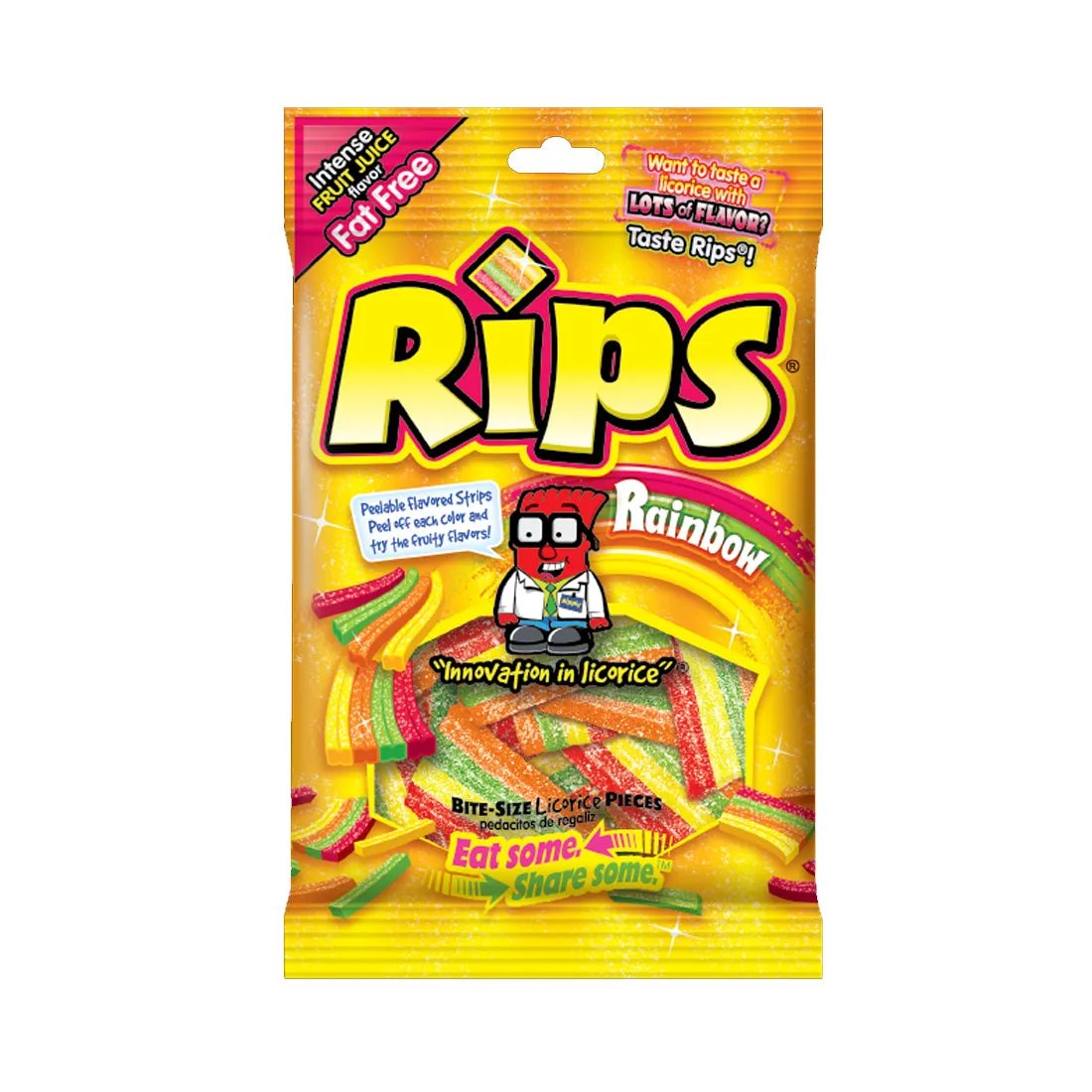 Rips HB Gummy Strips Rainbow Pieces (12 Pack X 4Oz) - Gummies from Rips HB Gummy, Trending