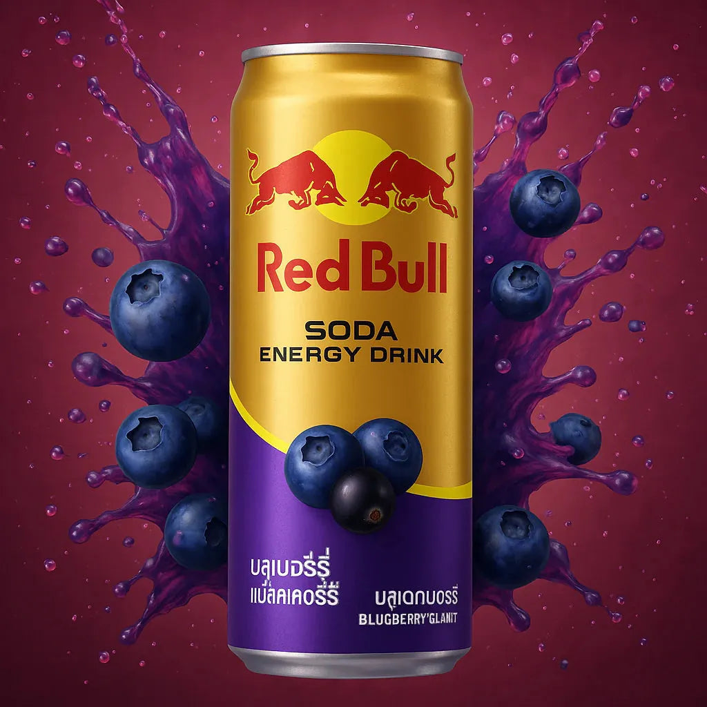 RedBull Energy Drink Blackberry Blueberry Zero Sugar Soda Pop Redbull