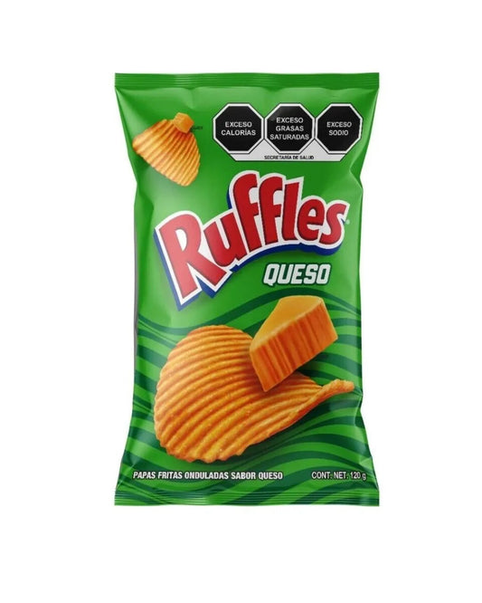 Ruffles Queso Mexican Chips 120g Snacks/Chips, Mexican (not for sale) Ruffles, TSACS, TSAMS, cabestseller