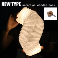 Thumbnail for Wooden Book Lamp 360 Desk Light