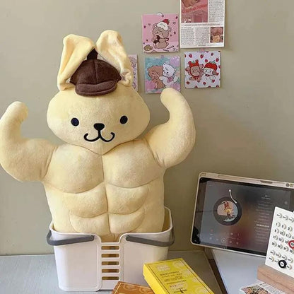 Sanrio Funny Chest Muscle Plushie Snack Attack
