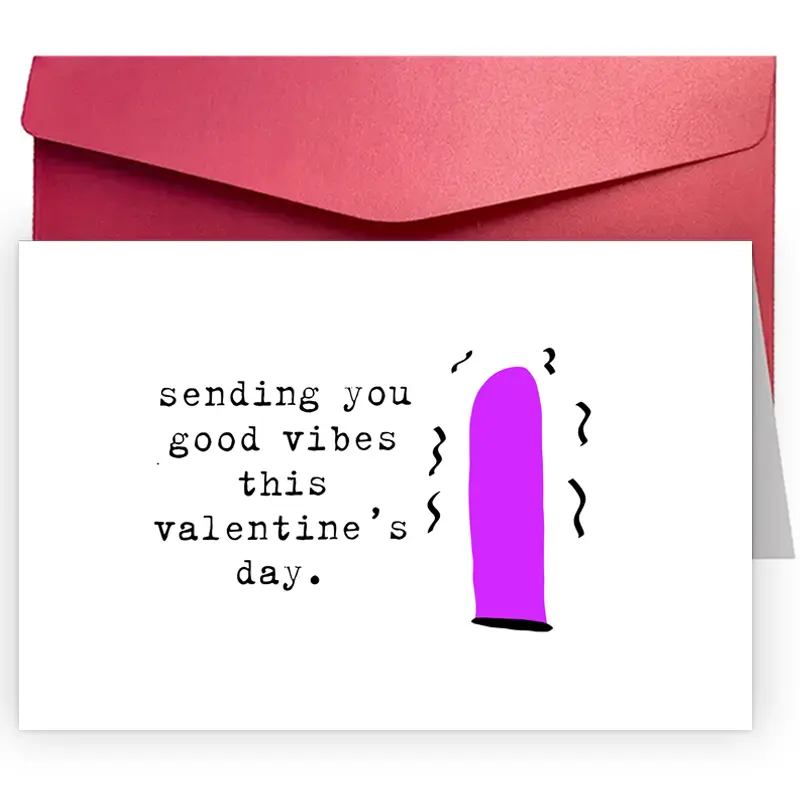 Sending You Good Vibes Valentine's Card
