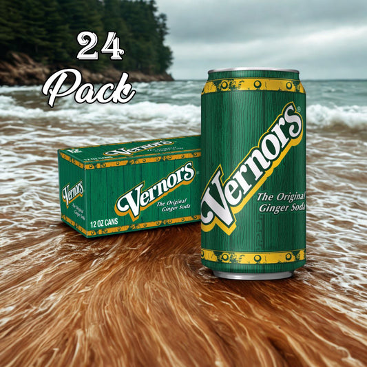 24 Pack - Vernors 12 Oz Soda Pop (not for Sale) Vernors, 12 Pack, Cases