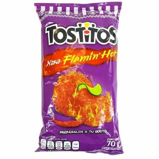 Tostitos Xtra Flaming Hot Chips Mexico Snacks/Chips, Mexican (not for sale) Tostitos, TSASN&CH, TSAMS&C, cabestseller