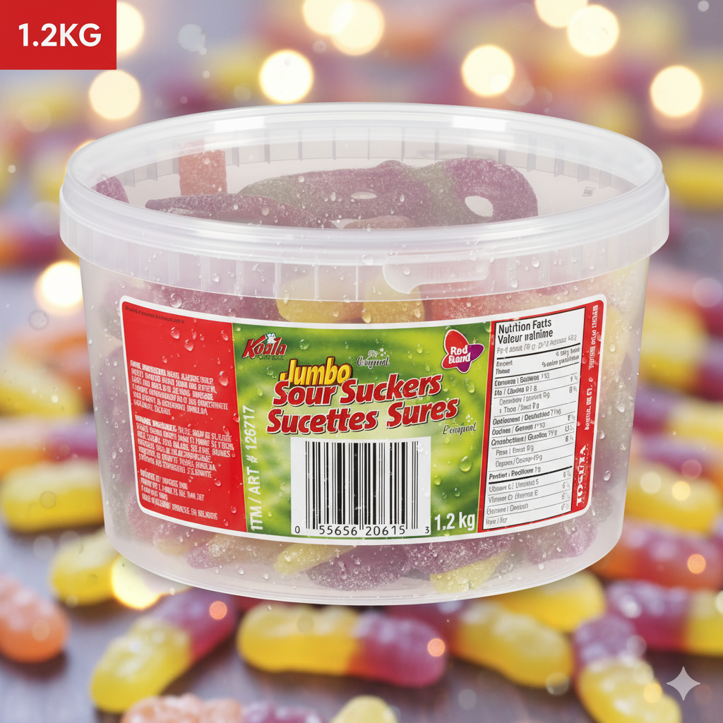 Tosuta Jumbo Sour Soothers Bulk Candy 1.2Kg Candy Tosuta, Bulk Candies, Bulk