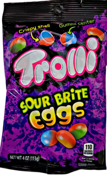 Trolli Sour Brite Eggs Candy (not for sale) Trolli, TSASN&CH, TSARC