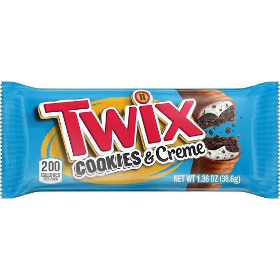 Twix Cookies & Creme Chocolate Snacks/Chocolates (not for sale) Twix, TSARC, TSASN&CH