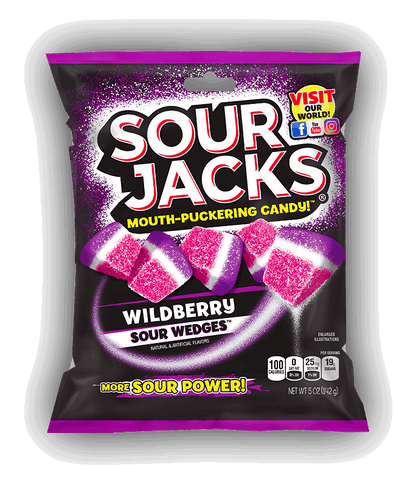 Sour Jacks Wildberry Sour Wedges (142g)