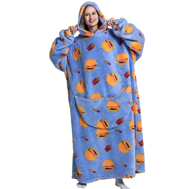 Oversized Wearable Blanket Hoodie